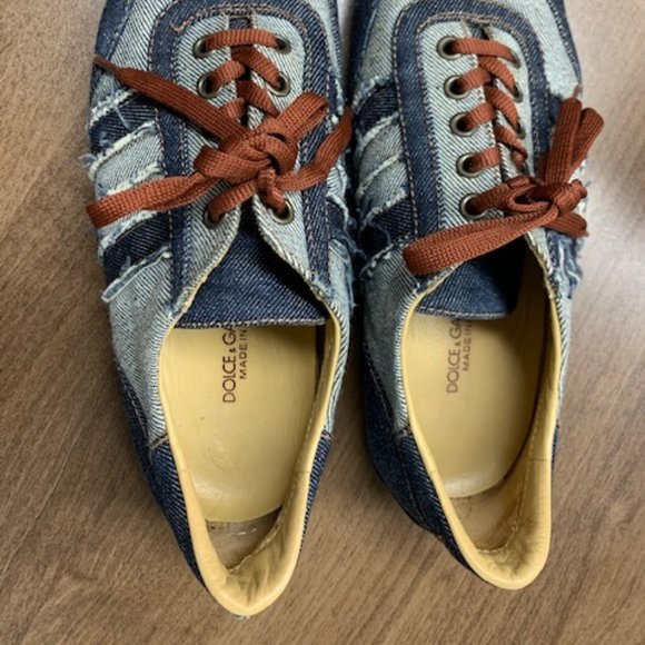 Dolce & Gabbana Shoes Women Sneakers Size 37 Blue - Picture 7 of 8